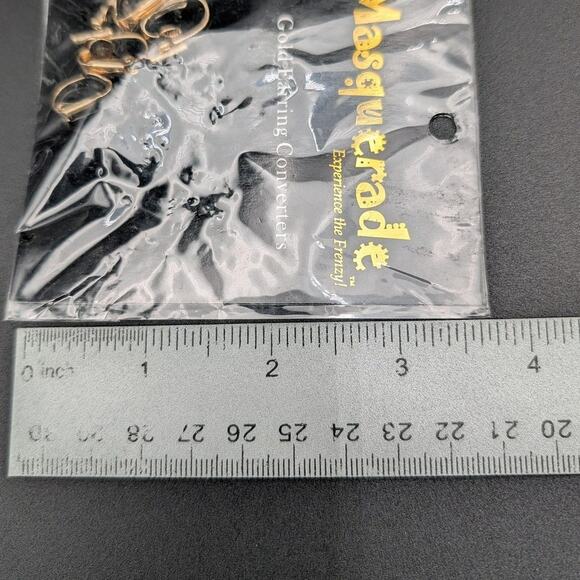 Masquerade Gold Earring Converters 4 Pack Pierced To Clip-On Easy Jewelry DIY - Picture 3 of 4